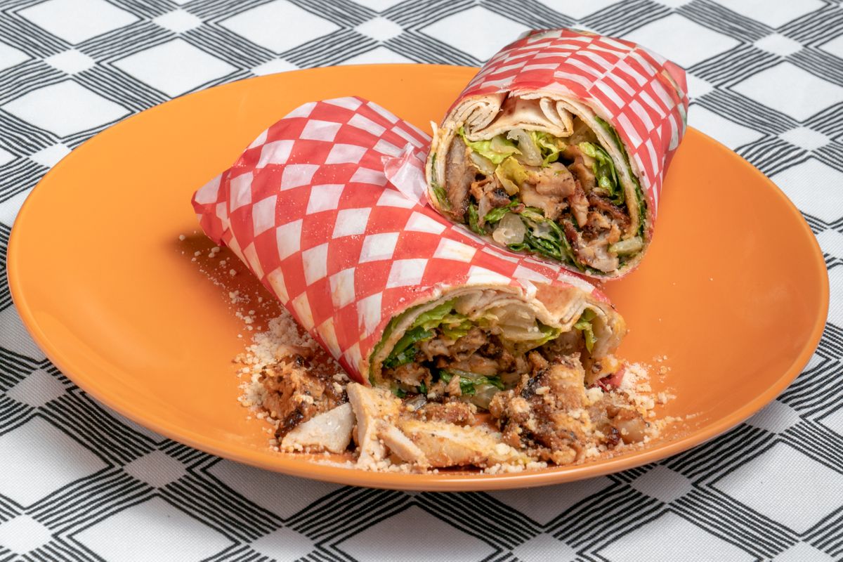 Chicken Caeser Shawarma Wrap