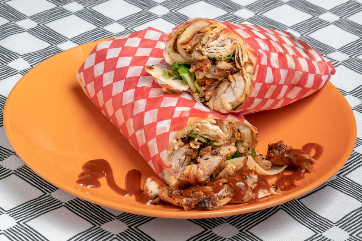 Chicken BBQ Shawarma Wrap