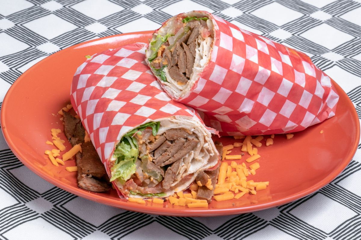 Beef & Cheddar Donair Wrap